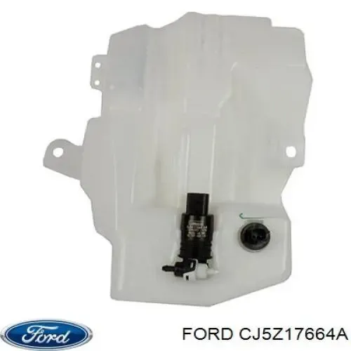 Bomba de motor de fluido para lavador de vidro dianteiro/traseiro CJ5Z17664A Ford