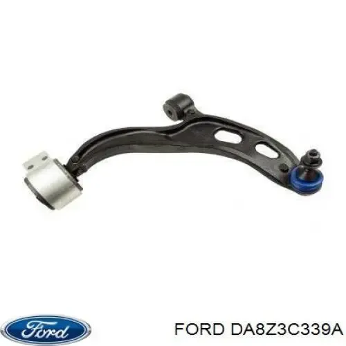 Braço oscilante inferior direito de suspensão dianteira DA8Z3C339A Ford
