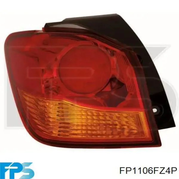Lanterna traseira direita externa FP1106FZ4P FPS