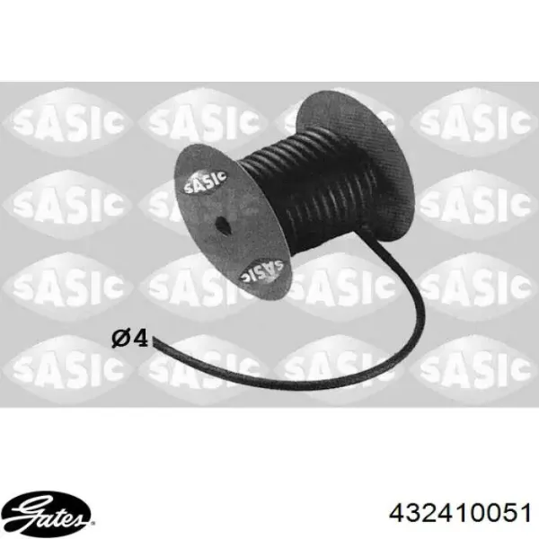 Tubo de combustível, inverso desde os injetores 432410051 Gates