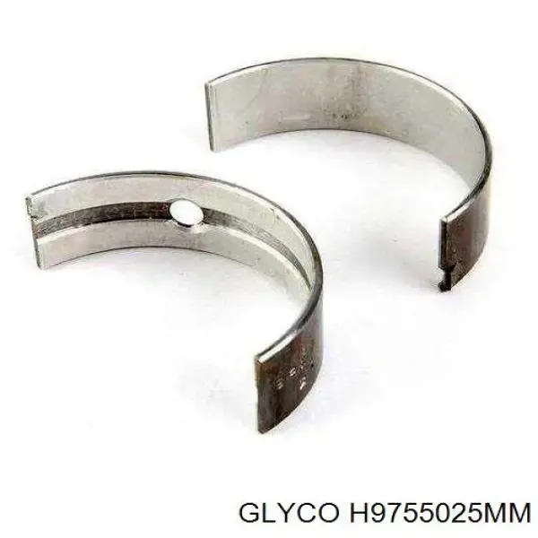 Folhas inseridas principais de cambota, kit, 1ª reparação ( + 0,25) H9755025MM Glyco