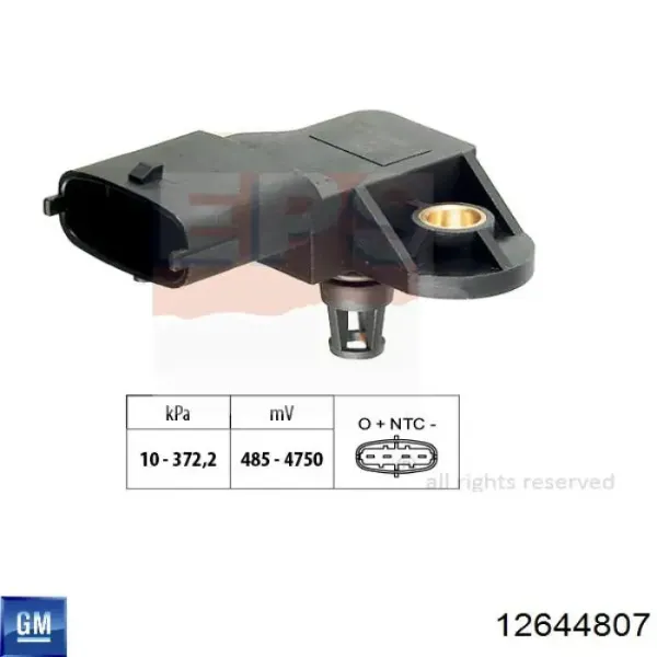 Filtro de salão 12644807 General Motors