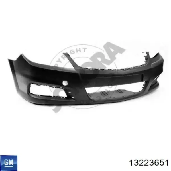 Pára-choque dianteiro 13223651 General Motors