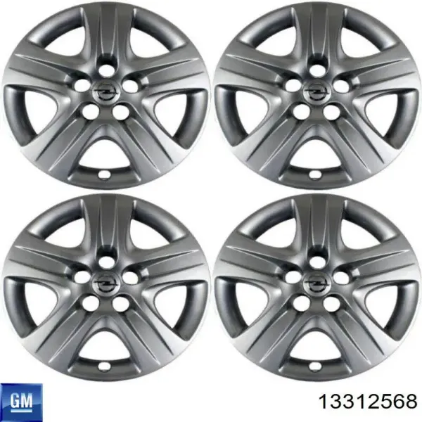 Coberta de disco de roda 13312568 General Motors