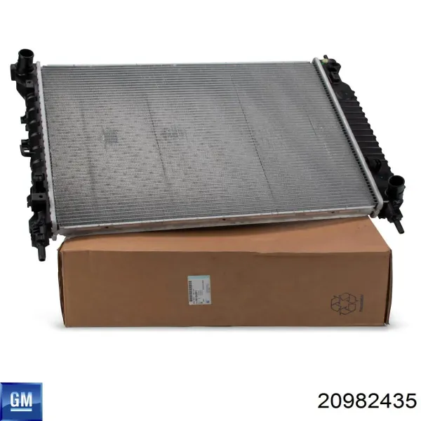 Radiador de esfriamento de motor 20982435 General Motors