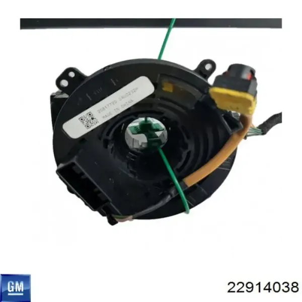 Anel AIRBAG de contato, cabo plano do volante 22914038 General Motors