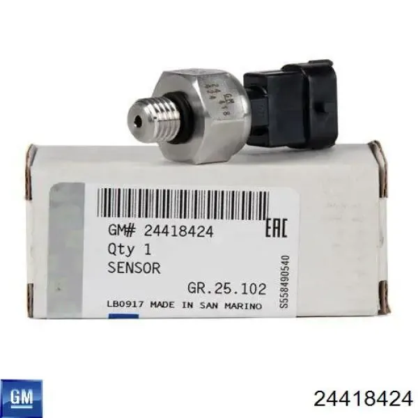 Sensor de pressão de combustível 24418424 General Motors