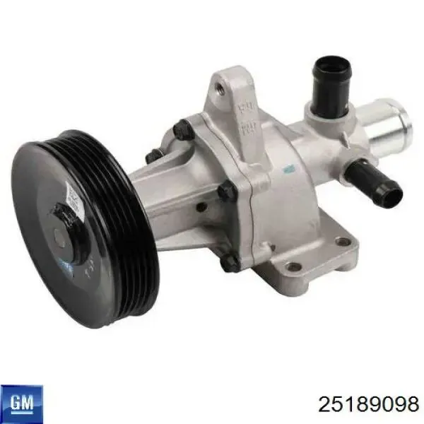 Bomba de água (bomba) de esfriamento 25189098 General Motors