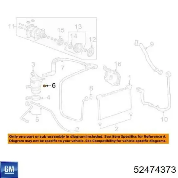 Vedante anular de mangueira do compressor de injeção MT0370 Santech