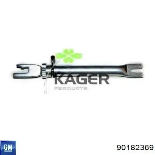 Mecanismo de aproximação (de auto-aproximação) das sapatas de tambor (kit de reparação levadiça) 90182369 General Motors