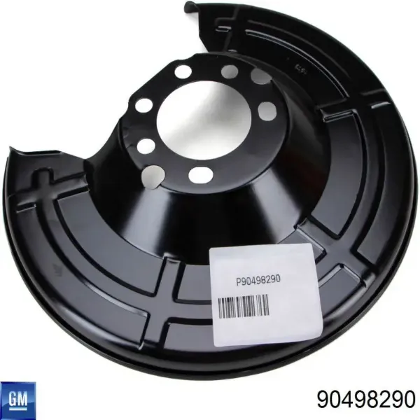 Proteção do freio de disco traseiro 90498290 General Motors