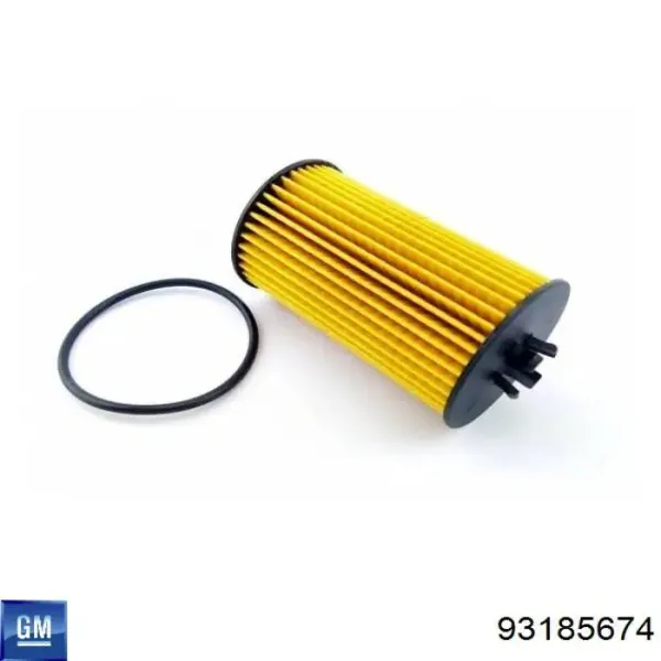 Filtro de óleo 93185674 General Motors