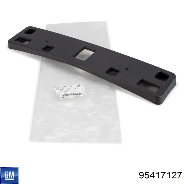 Painel de fixação de matrícula dianteira 95417127 General Motors