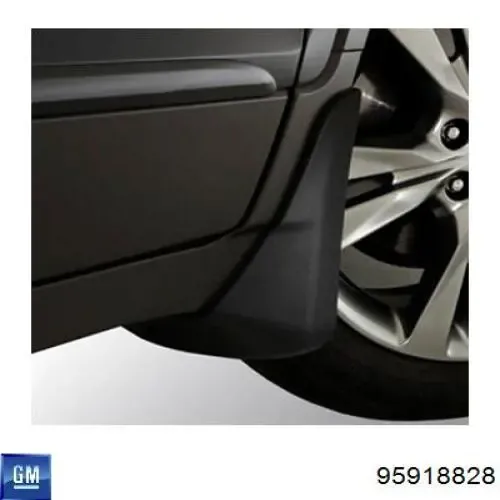 Protetores de lama traseiros, kit Opel Mokka I