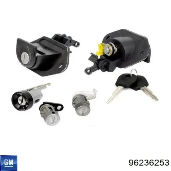Cilindros de fecho, kit Daewoo Lanos KLAT