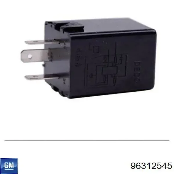 Relê de pisca-pisca 96312545 General Motors
