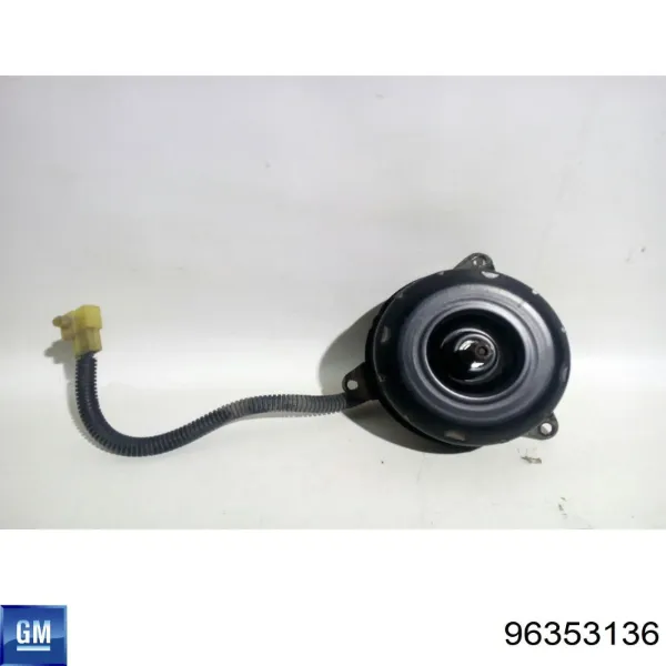 Ventilador elétrico de esfriamento montado (motor + roda de aletas) 96353136 General Motors
