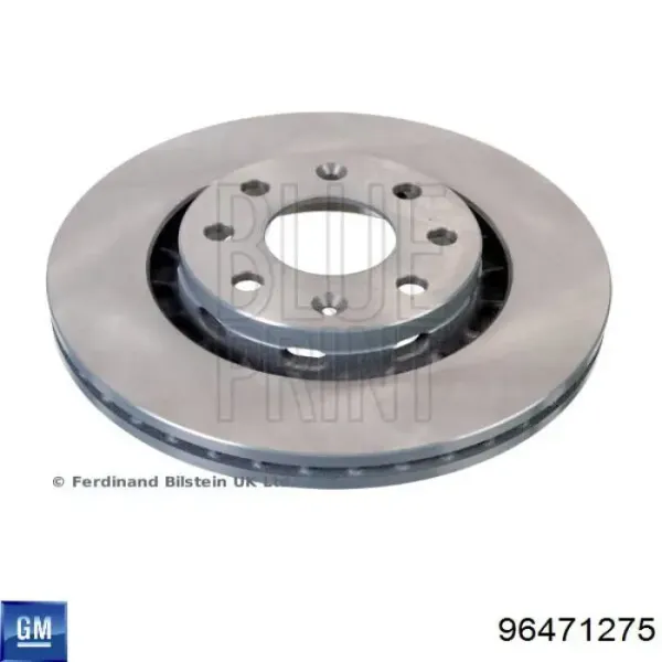 Disco do freio dianteiro 96471275 General Motors