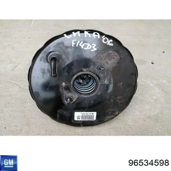 Reforçador dos freios a vácuo 96534598 Opel