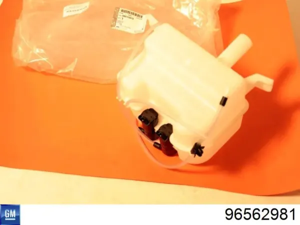 Tanque de fluido para lavador de vidro 96562981 General Motors