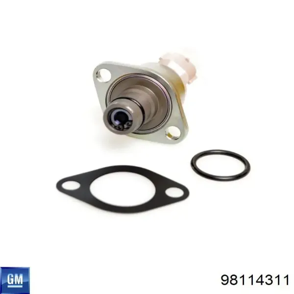 Válvula de regulação de pressão (válvula de redução da Bomba de Combustível de Pressão Alta) Common-Rail-System 98114311 General Motors