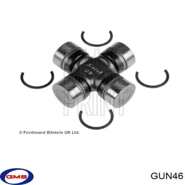 Cruzeta da junta universal dianteira GUN46 GMB