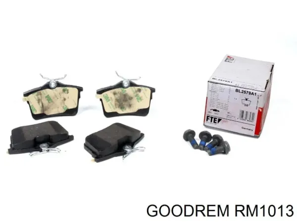 Sapatas do freio traseiras de disco RM1013 Goodrem