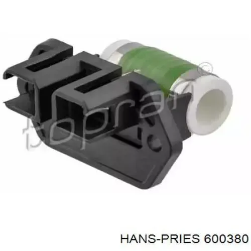 Resistor (resistência) de ventilador de forno (de aquecedor de salão) 600380 Hans Pries (Topran)
