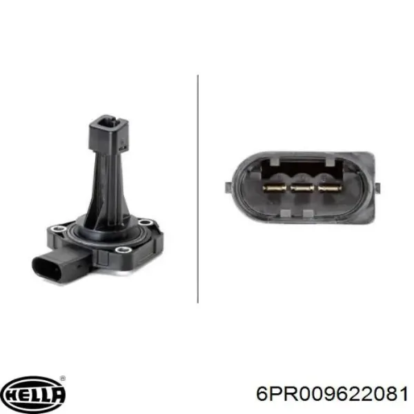 Compre 6PR009622081 HELLA Sensor do nível de óleo de motor