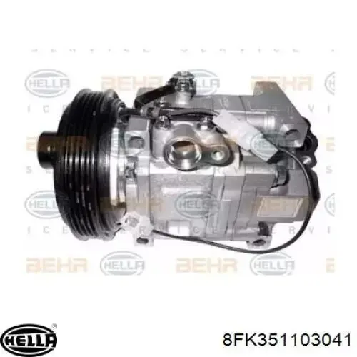 Compressor de aparelho de ar condicionado D20161450C Mazda