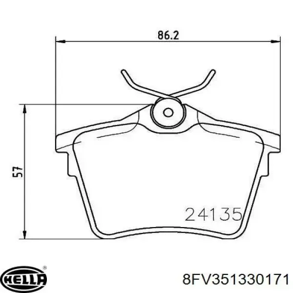 Vaporizador de aparelho de ar condicionado 8FV351330171 HELLA