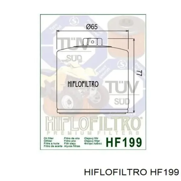 Filtro de óleo HF199 Hiflofiltro