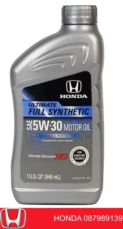 Óleo para motor 087989139 Honda