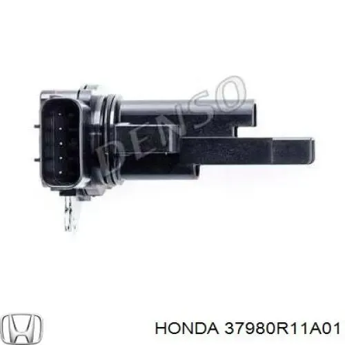 Sensor de fluxo (consumo) de ar, medidor de consumo M.A.F. - (Mass Airflow) 37980R11A01 Honda