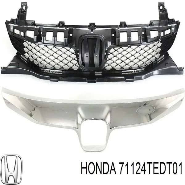 Ripa (placa sobreposta) da luz direita 71124TEDT01 Honda
