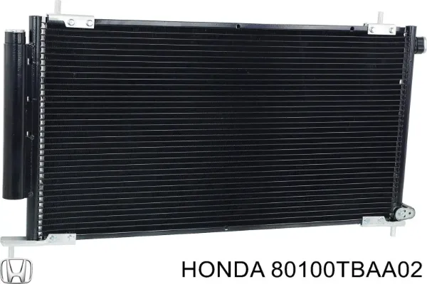 Radiador de aparelho de ar condicionado 80100TBAA02 Honda
