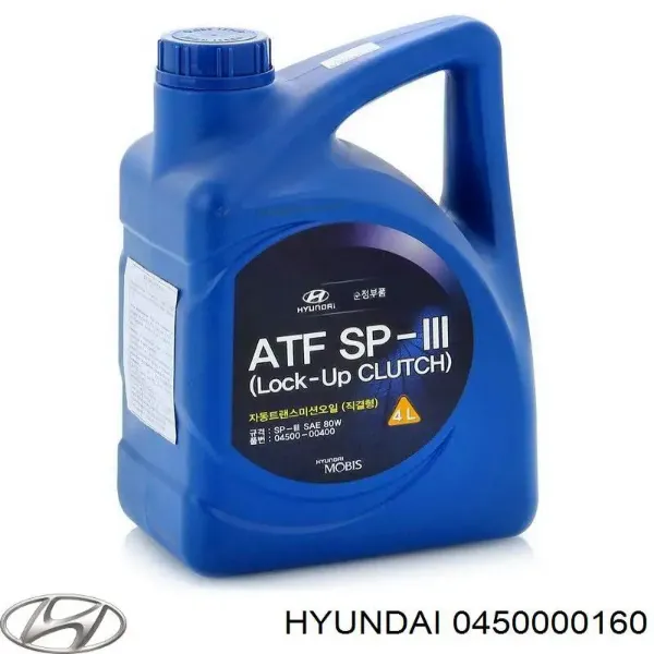 Óleo de transmissão 0450000160 Hyundai/Kia