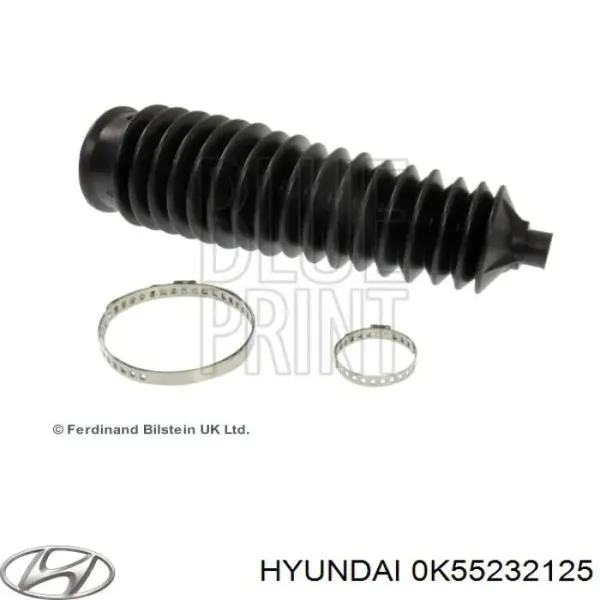 Bota de proteção do mecanismo de direção (de cremalheira) 0K55232125 Hyundai/Kia
