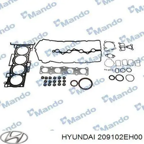 Kit de vedantes de motor completo 209102EH00 Hyundai/Kia