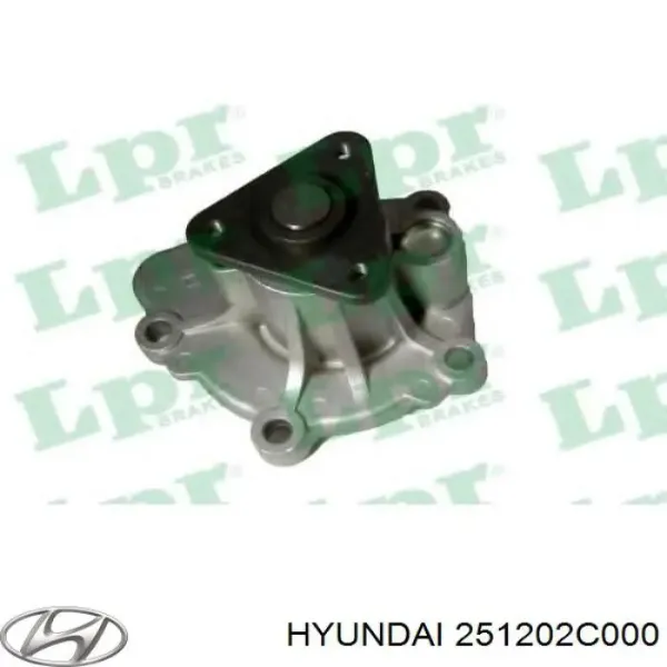 Bomba de água (bomba) de esfriamento 251202C000 Hyundai/Kia