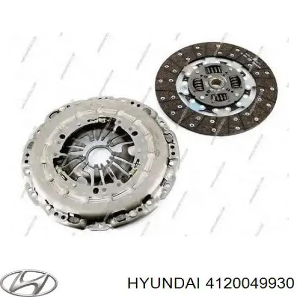 Kit de embraiagem (3 peças) 4120049930 Hyundai/Kia