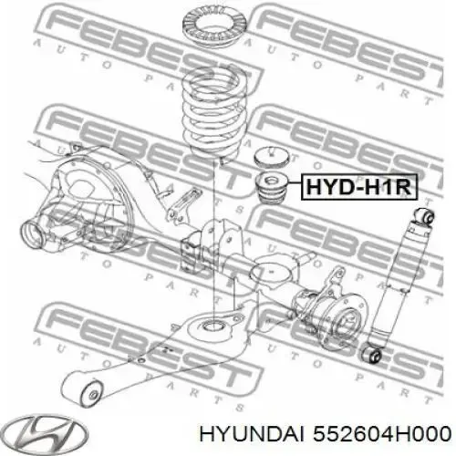 Grade de proteção da suspensão de lâminas traseira 552604H000 Hyundai/Kia
