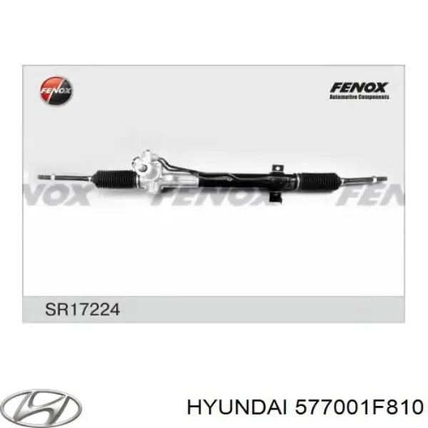 Cremalheira da direção 577001F810 Hyundai/Kia