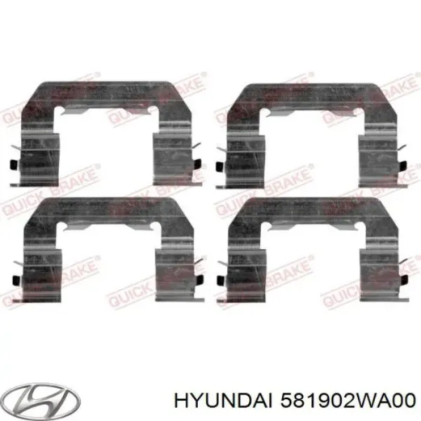 Suporte do freio dianteiro direito 581902WA00 Hyundai/Kia