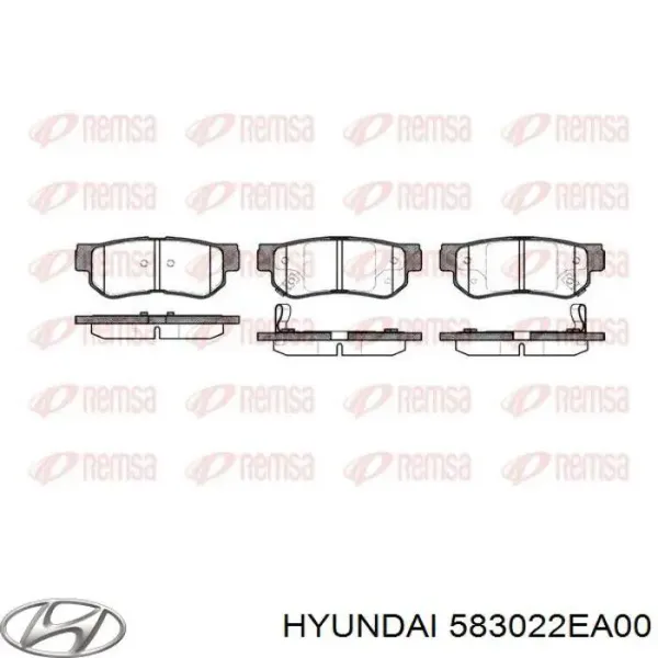 Sapatas do freio traseiras de disco 583022EA00 Hyundai/Kia