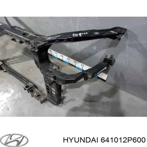Suporte do radiador montado (painel de montagem de fixação das luzes) 641012P600 Hyundai/Kia