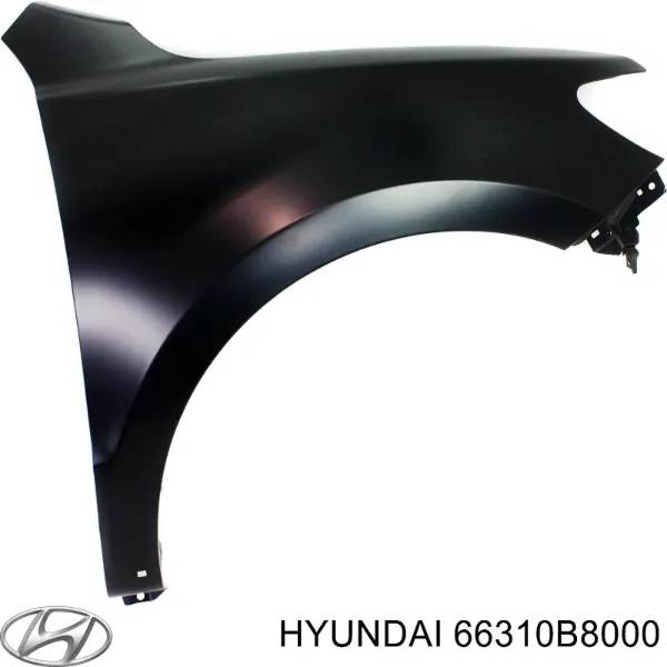 Pára-lama dianteiro esquerdo 66310B8000 Hyundai/Kia