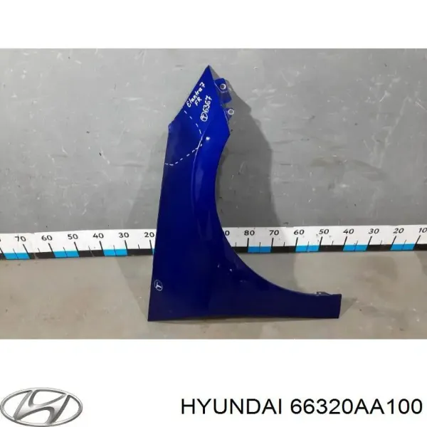 Pára-lama dianteiro direito 66320AA100 Hyundai/Kia