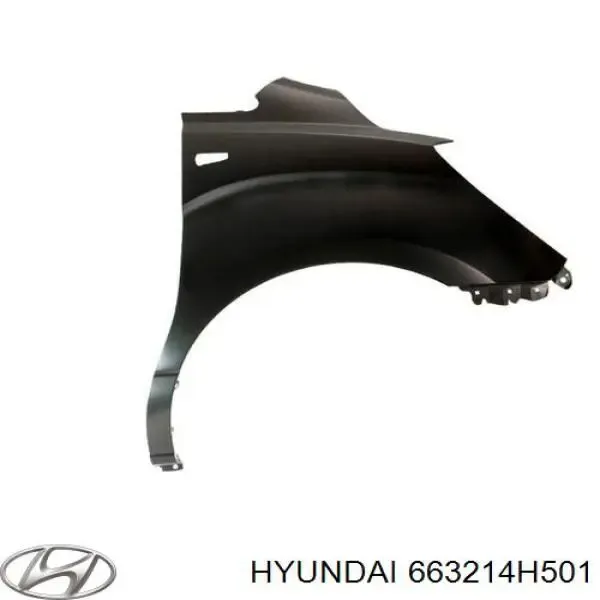 Pára-lama dianteiro direito Hyundai H-1 STAREX Starex