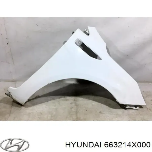 Pára-lama dianteiro direito 663214X000 Hyundai/Kia